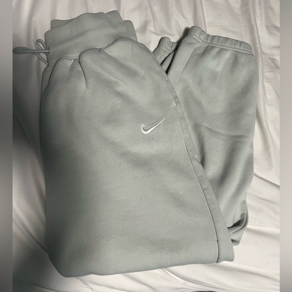 Nike Soft Greenish Gray Joggers oversized